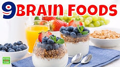 The 9 BEST FOODS FOR YOUR BRAIN - Best Brain Foods for Brain Function, Health, and Memory