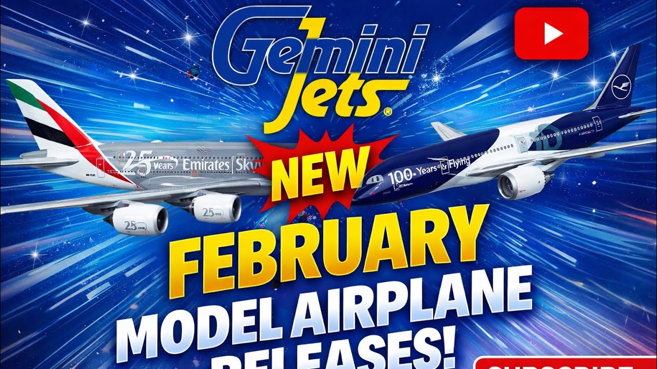 GEMINIJETS FEBRUARY NEW RELEASES!✈️🤯