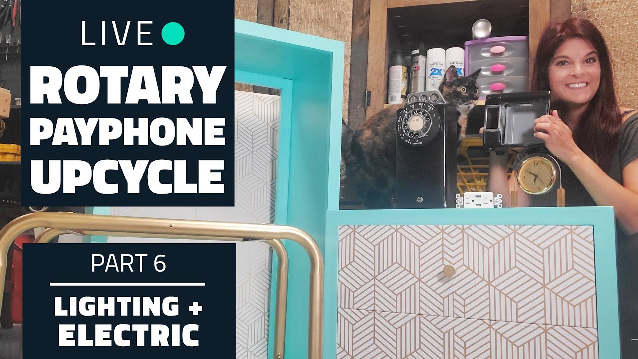 Rotary Payphone Mods & Final Assembly | Ep. 6 Mid-Century Phonebooth/Workstation Upcycle