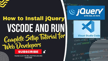 How to Install jQuery on VSCode and Run | Complete Setup Tutorial for Web Developers