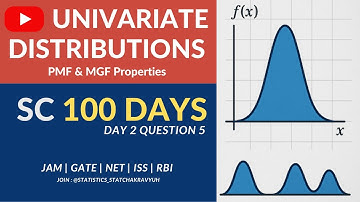 D2Q5 | Univariate Distributions | 100 Days | JAM GATE NET ISS RBI