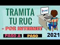 💥 COMO sacar RUC por INTERNET 💻TRAMITAR RUC por INTERNET Persona NATURAL sin NEGOCIO 🚀[ SUNAT 2022 ]