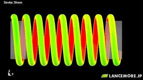 LS-DYNA Sample Model No.254 Spring