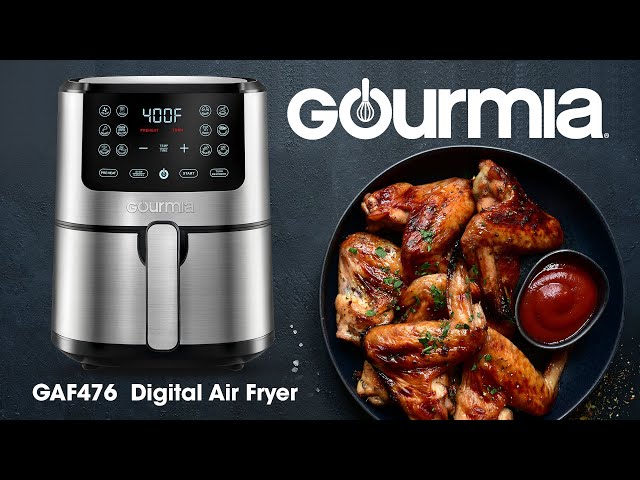 Gourmia Digital 4-Qt. Air Fryer with Guided Cooking Prompts