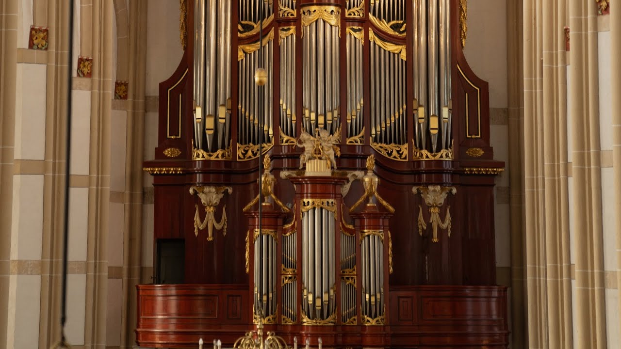 Samenzang Psalm 42 vers 4 en 5 (5 met bovenstem) Sint Maartenskerk Zaltbommel