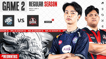 EVOS vs GEEK FAM ID | Regular Season Week 1 Day 2 | Game 2 | #MPLIDS15