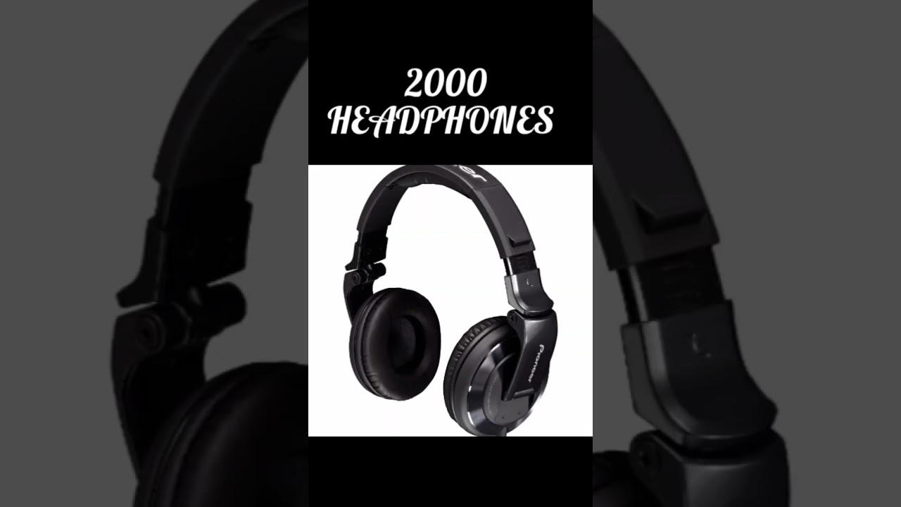 evolution of headphones 1960~2024 