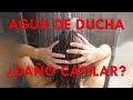 ¿El agua dura de la ducha daña tu pelo?