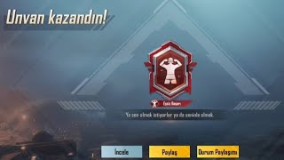 Yeni̇ Ünvanim Eşsi̇z Başari-Pubg Mobi̇le