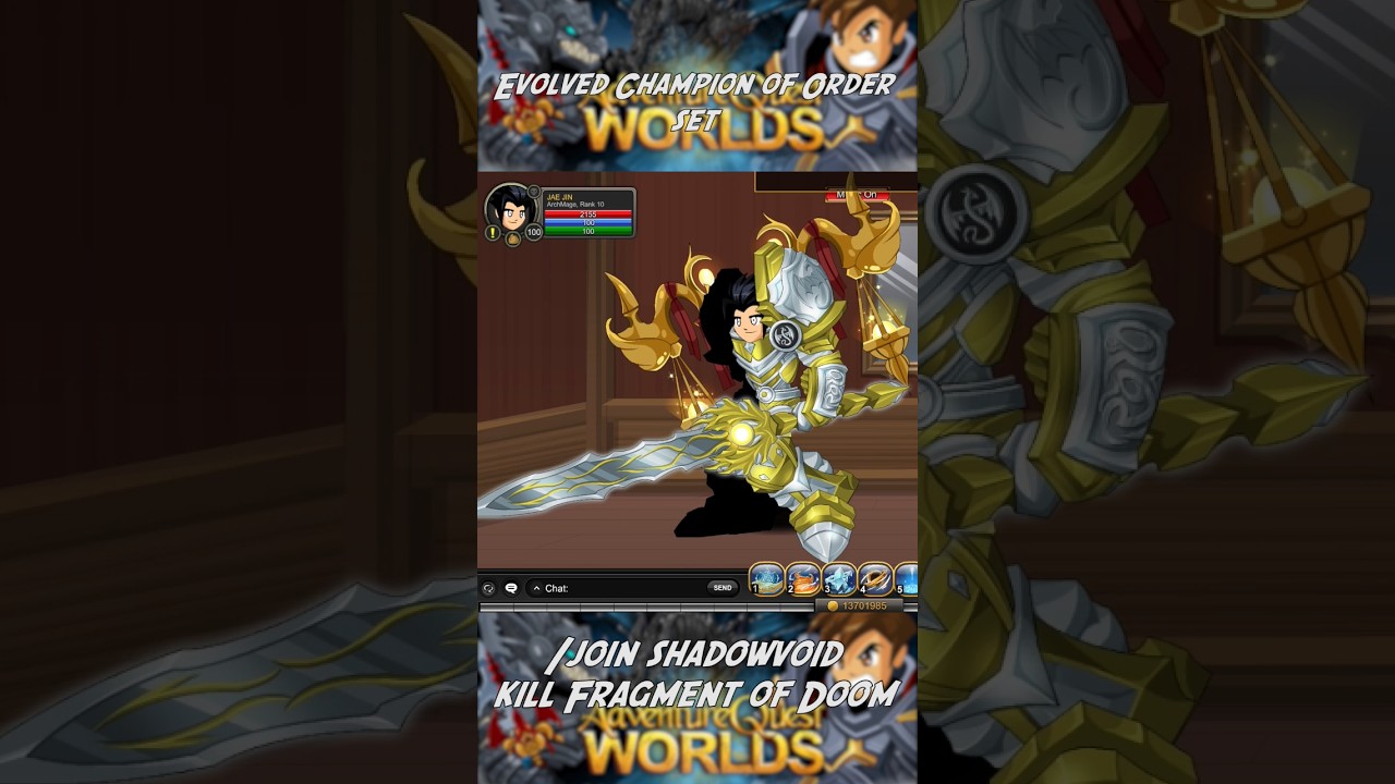 [AQW] EVOLVED CHAMPION OF ORDER SET 