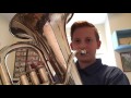 Learning carnival of venice on euphonium part 1