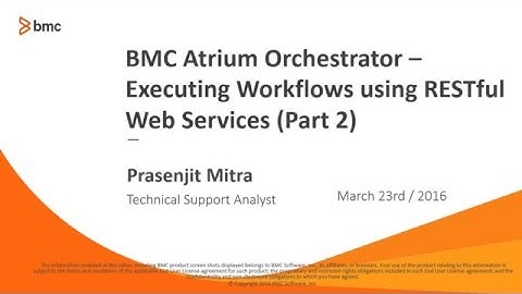 BAO: Executing Workflows using RESTful Web Services - Part 2