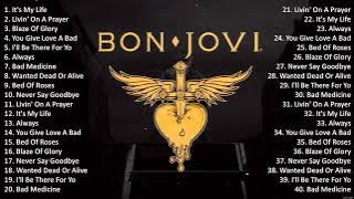 Bon Jovi Greatest Hits ~ Rock Music ~ Top 10 Hits of All Time