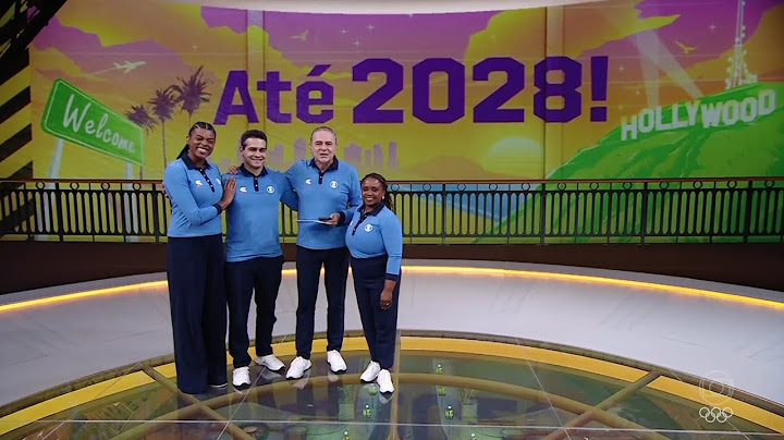 Trecho final da transmissão da Cerimônia de Encerramento dos Jogos Olímpicos de Paris na TV Globo