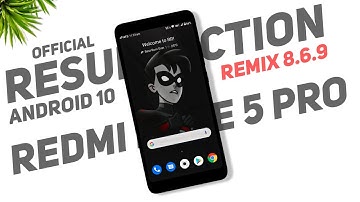 Resurrection Remix 8.6.9 Official Update Review | Redmi Note 5 Pro | Android 10 | Removed AudioFX
