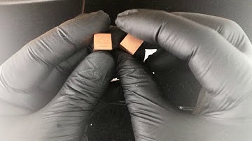 Luciteria Science copper mirror cubes