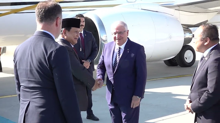 Tiba di Turki, Prabowo akan Temui Presiden Erdogan