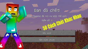 MINI GAME : CUỘC ĐUA XEM AI CHẾT NHANH NHẤT TRONG MINECRAFT ** NOOB VÀ CỪU VƯỢT QUA 50 LEVER CHẾT