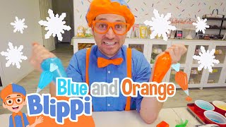 Christmas Cookies with Blippi | Snowflake Scavenger Hunt | Baking for Kids | Educational Videos