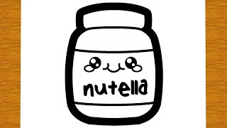 CARA MENGGAMBAR NUTELLA MANIS