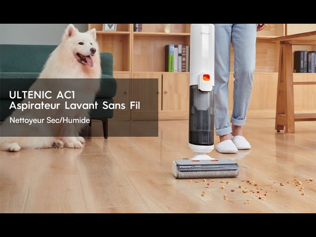 Test de l'aspirateur balai laveur Ultenic AC1 Elite : un deux en