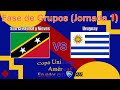 San Cristóbal y Nieves 🇰🇳 vs Uruguay 🇺🇾 Grupo E