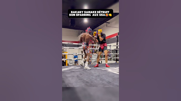 Bakary Samake détruit son Sparring aux USA 🥵👊 !!