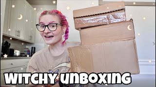 HUGE witchy unboxing 🌙 | witchbox uk |