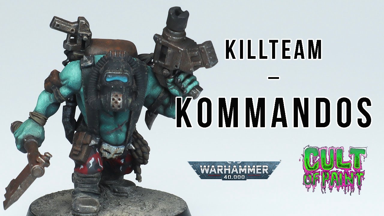How to Paint Ork Kommandos from Warhammer 40k KILL TEAM