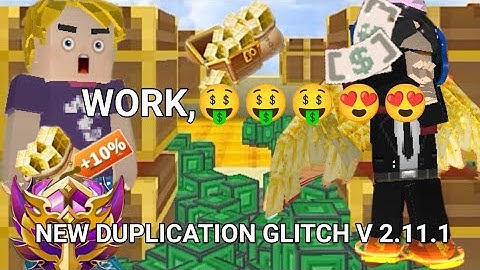 NEW DUPLICATION GLITCH SKYBLOCK BLOCKMAN GO  V 2.11.2 🤑🤑