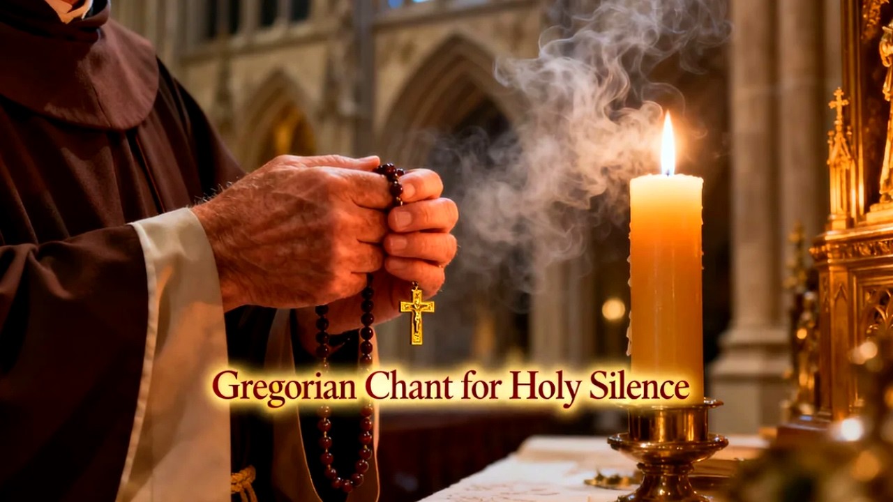 Gregorian Chant for Healing Sleep and Divine Grace | Benedictine Ambience and Sacred Balance