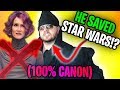 This man saved star wars by killing off amilyn holdo canon  try not to laugh challenge