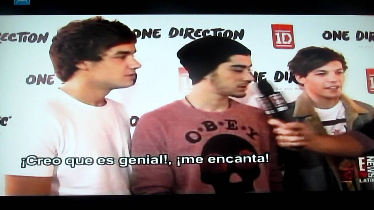 One Direction Interview Spanish One Direction talking spanish at E!LatinNews - YouTube