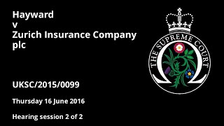 Hayward v Zurich Insurance Company plc
