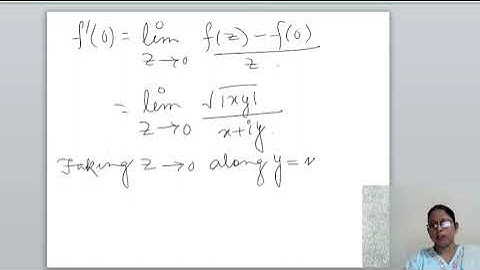 Complex Analysis Lecture 27 (examples on analytic function, limit, continuity, derivability)