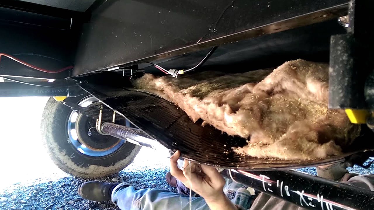Water Issues in 5th wheel rear underbelly YouTube