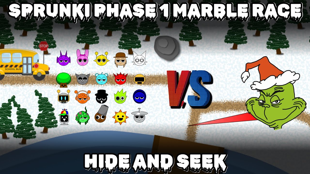 Incredibox Sprunki Phase 1 Vs. Seeker - New Year 2026 Hide and Seek Marble Race In Aldogoo