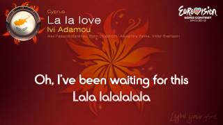 Video thumbnail of "Ivi Adamou - "La La Love" (Cyprus)"