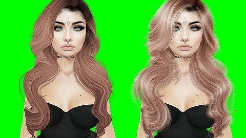 How to Draw Hair  ||  For Second Life Edits