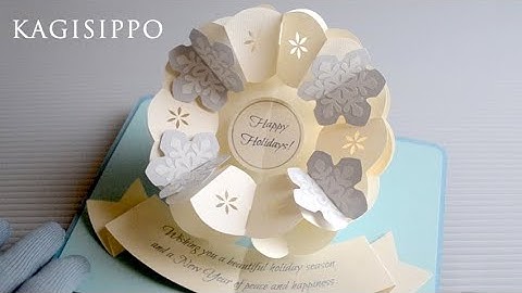pop-up card__Winter Wreath