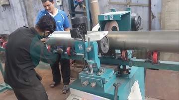 Round Pipe Polishing Machine (Single Head) (200 mm Pipe OD )