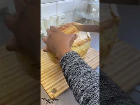 How to cut sourdough bread without bread knife : How to cut bread without squashing it