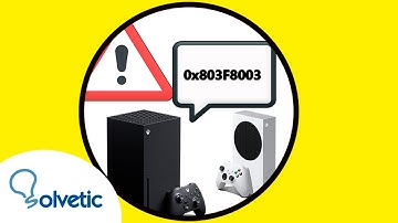 ✔️🎮 How to FIX ERROR 0x803F8003 Xbox Series X o Xbox Series S  To start a game or application