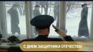 Young Russian Officers Greet An Old Soviet Warrior In An Amazing Way