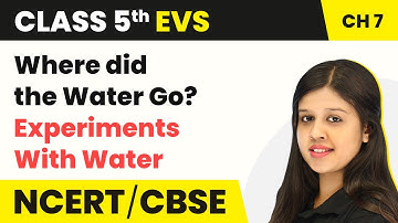 Where did the Water Go? - Experiments With Water | Class 5 EVS