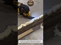 Expanding Foam Removal with Heat Tool | Satisfying Concrete Cleaning Hack