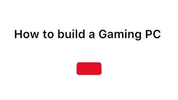 Building a gaming pc in 2021
