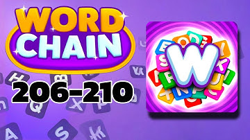 WORD CHAIN level 206 207 208 209 210