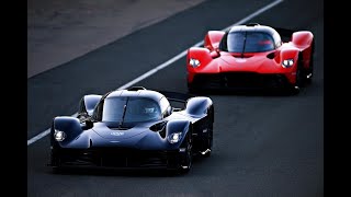 Aston Martin Valkyrie tested by Max Verstappen and Alex Albon