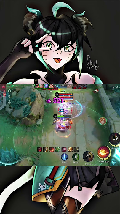 E-girl wanwan ll Moment meniac😎 #mobilelegends #mlbb #wanwan #shorts